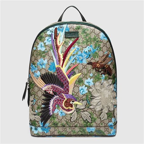 flower print backpack gucci|gucci backpacks bootleg.